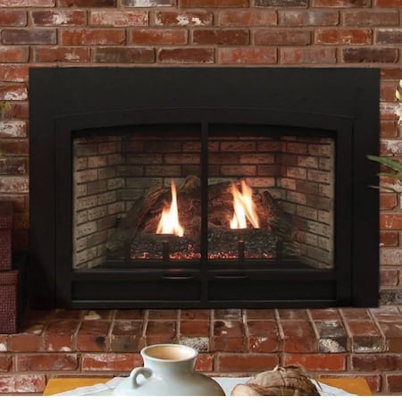 Empire 28 in. Natural Gas Millivolt Log Set with Blower DVC28IN31N